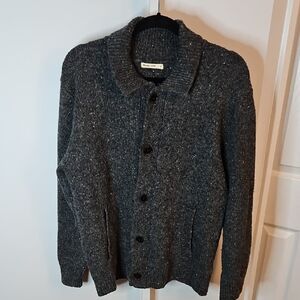 Marine Layer Charcoal Cardigan Sweater